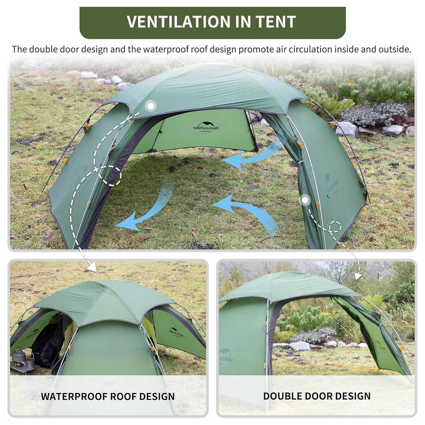 Naturehike Cloud Peak 2 Person Ultralight Waterproof Tent