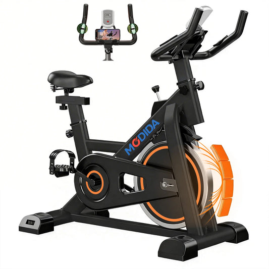 Magnetic Indoor Spin Bike With Bluetooth Speaker