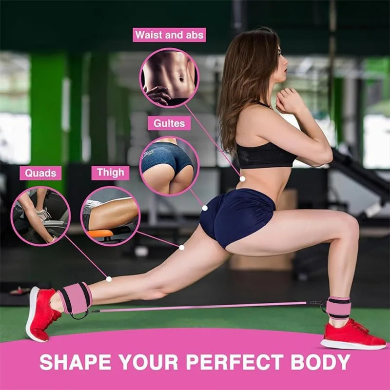 Ankle Resistance Bands for Glute and Leg Workouts
