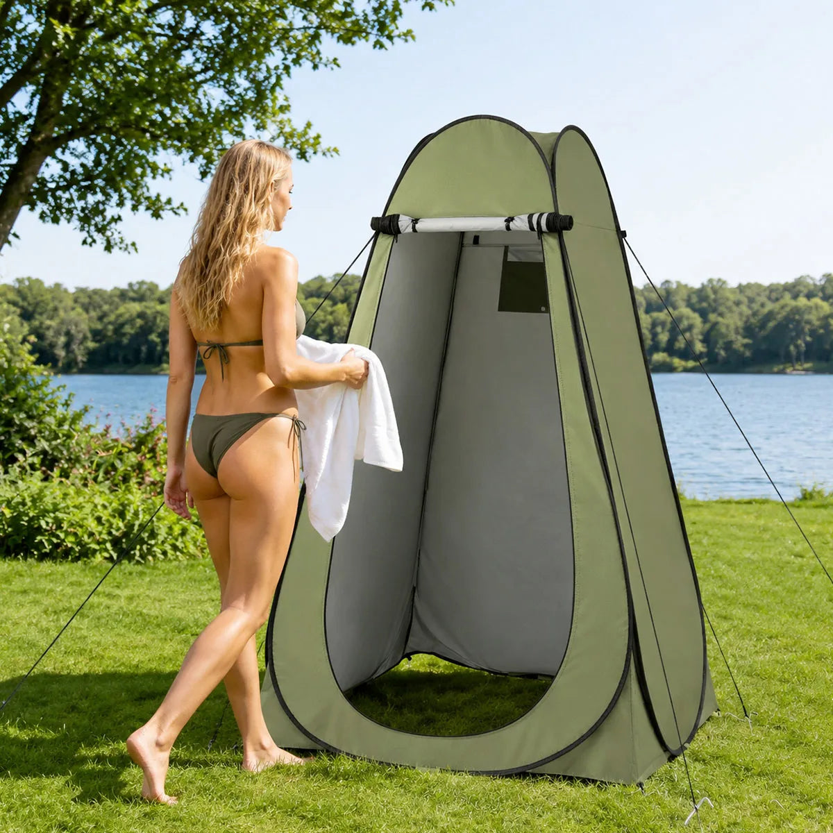Instant Pop Up Privacy Shower Tent For Outdoor Camping