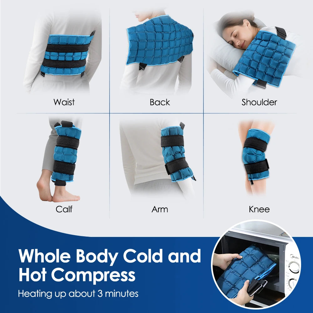 PASTSKY Reusable Hot Cold Wrap With Self-Absorbing Pad
