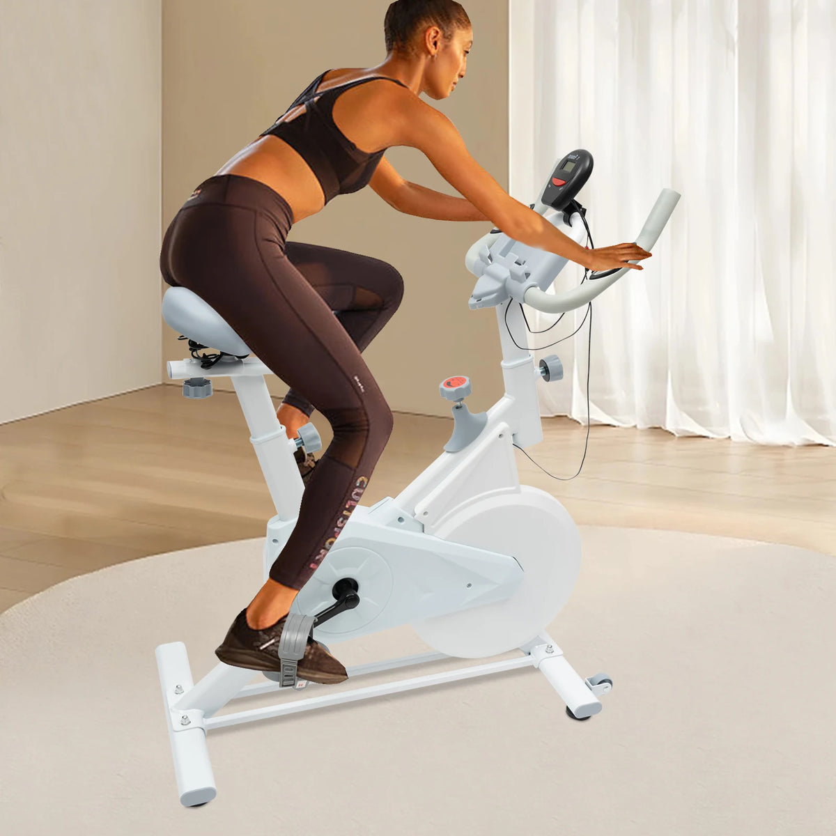 Indoor Exercise Bike With Digital Training Screen