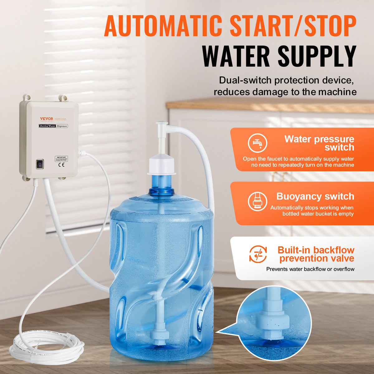 SucceBuy Automatic Bottled Water Pump System