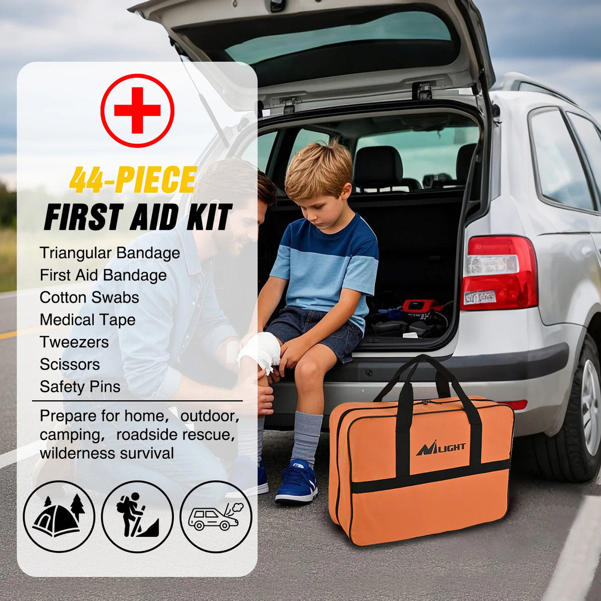 Nilight Car Emergency Roadside Safety Kit