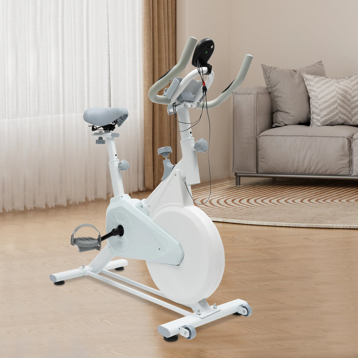 Indoor Exercise Bike With Digital Training Screen