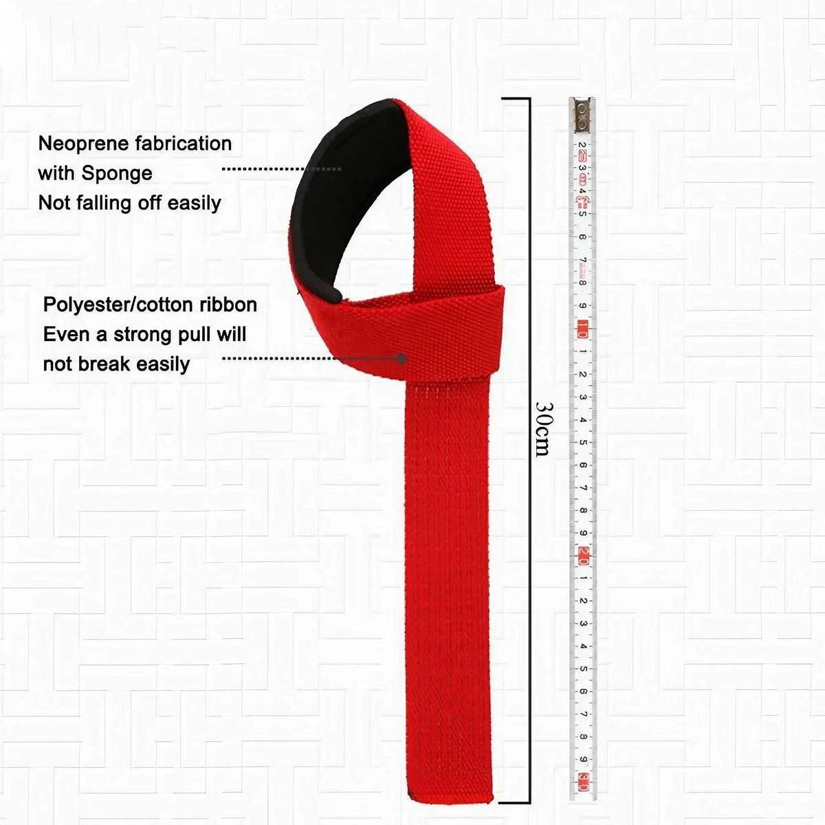 Heavy Duty Wrist Lifting Straps For Weightlifting Gym
