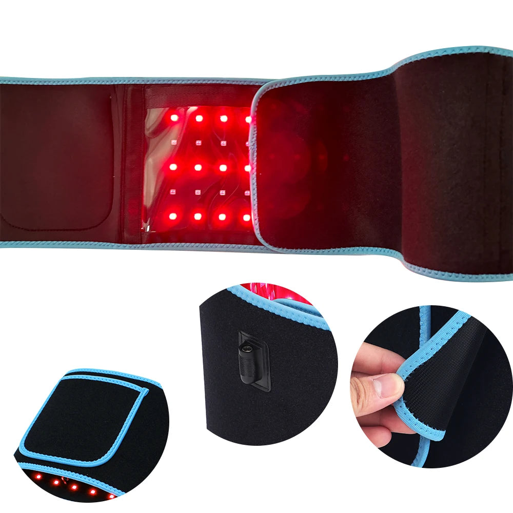 Near Infrared Light Wrap for Body Relaxation and Massage