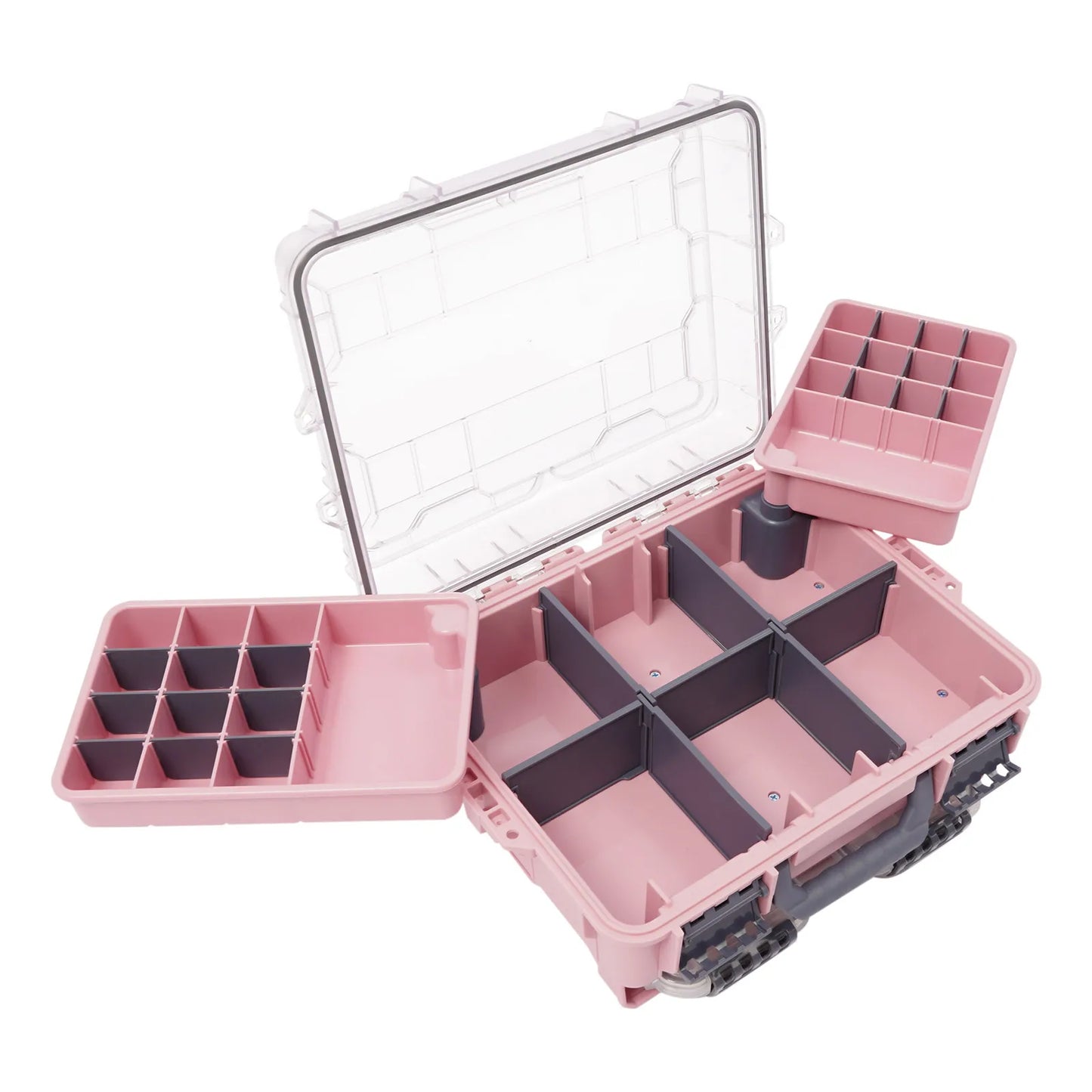 Fishing Tackle Box Multi Layer Organizer Removable Slots