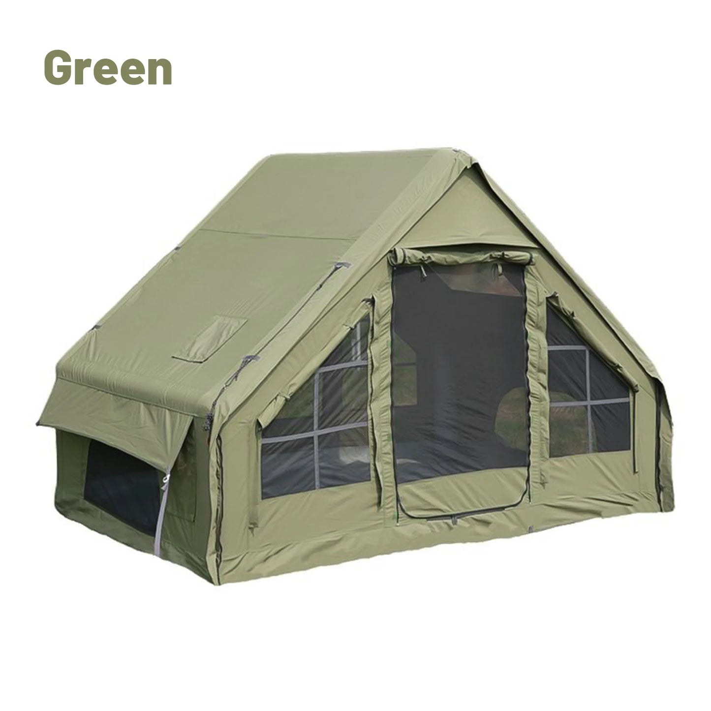 Pakicetus Inflatable Camping Tent With Stove Plug