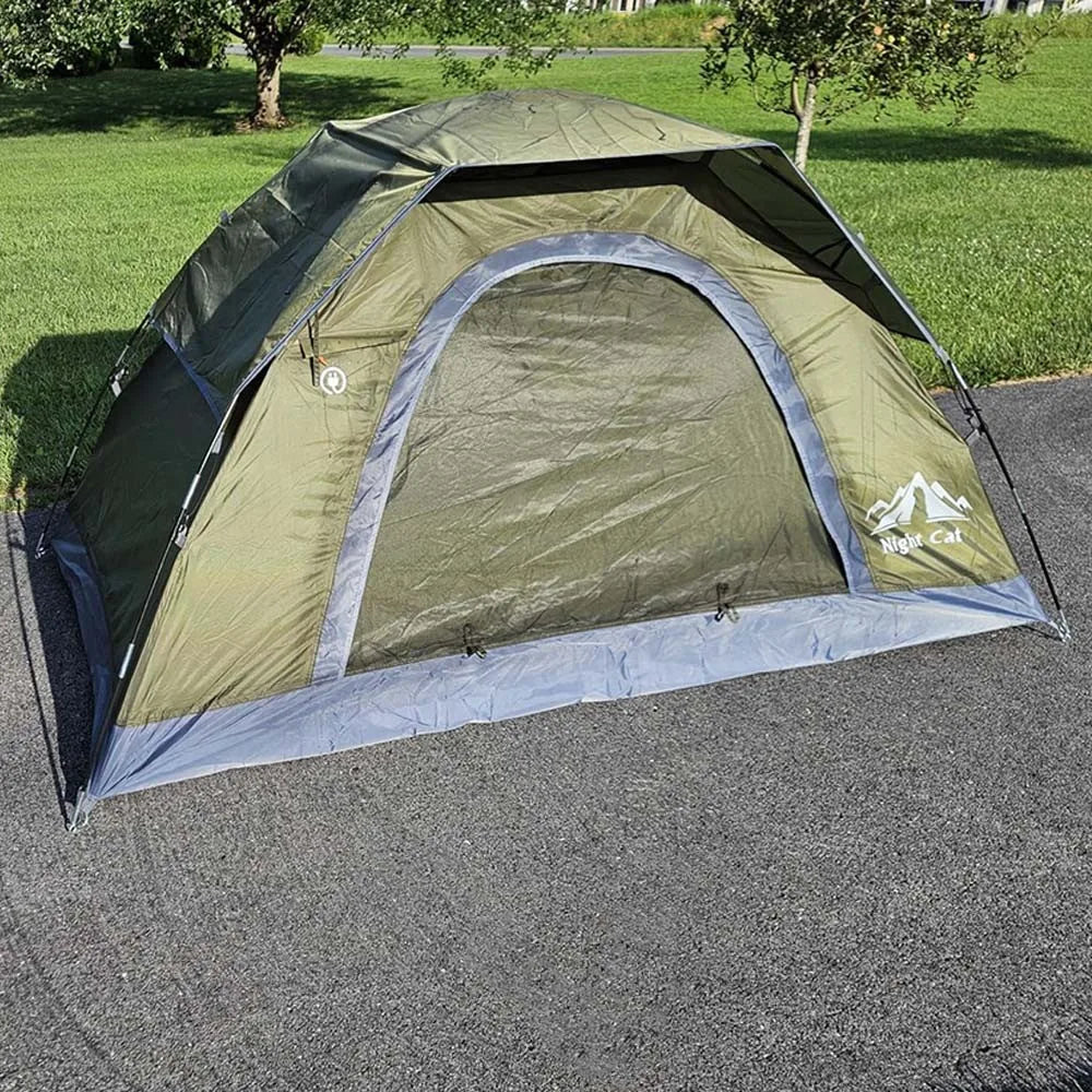 Night Cat Double Layer Camping Tent Lightweight Waterproof