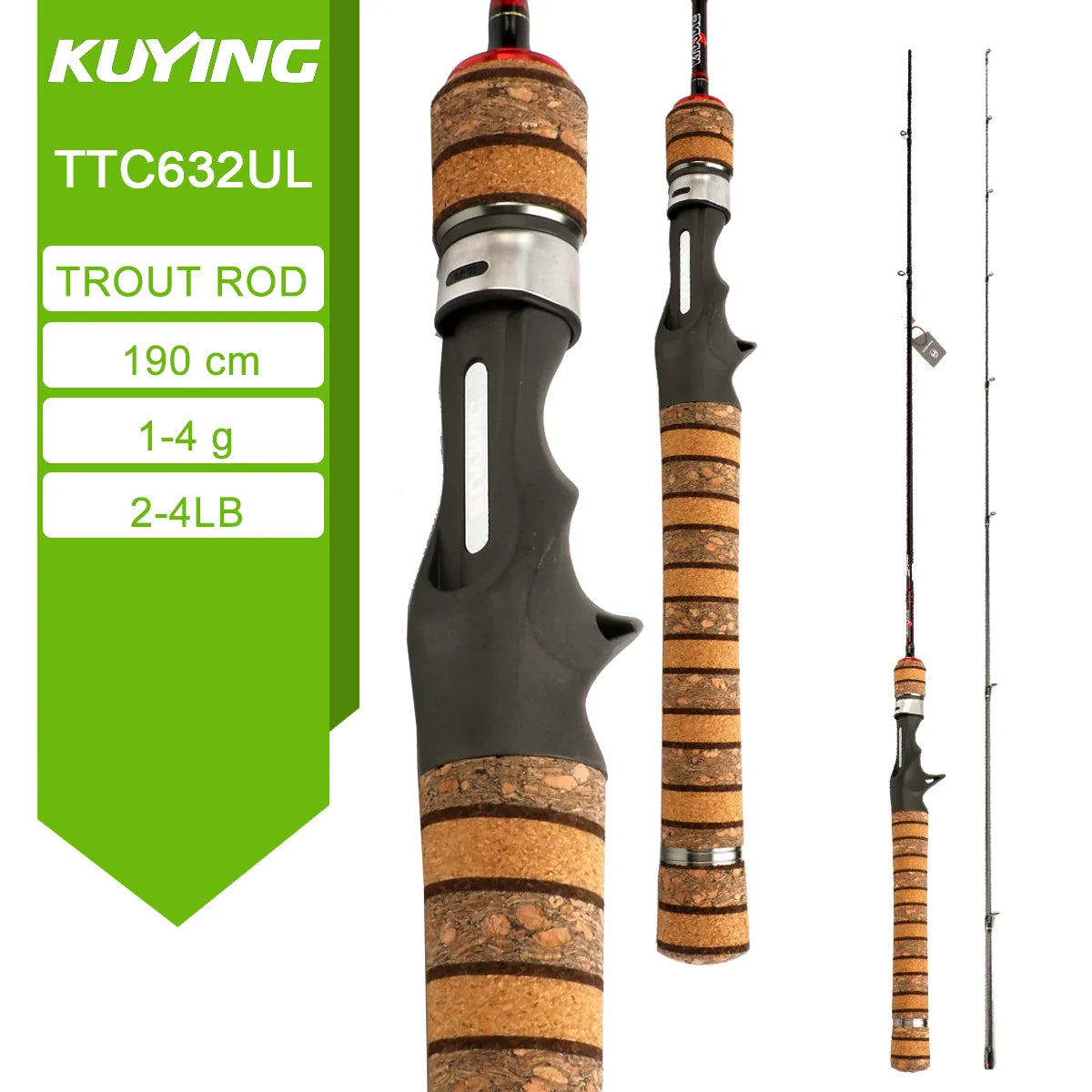 Kuying Teton Carbon Fishing Lure Rod