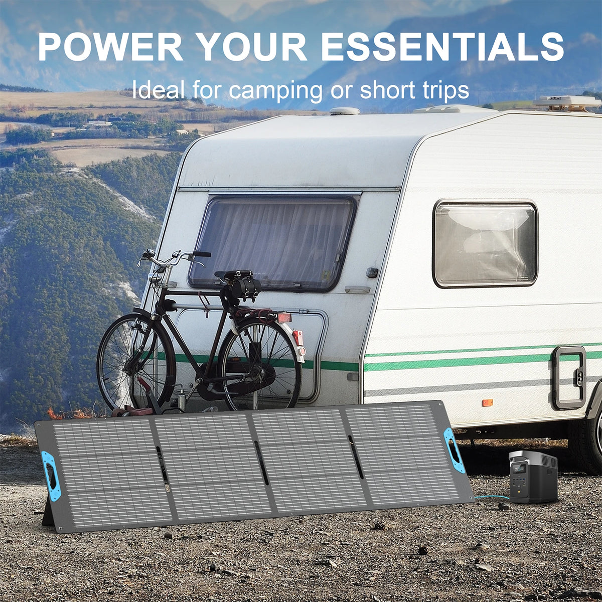 E-POWO 220W Portable Solar Panel And Solar Charger