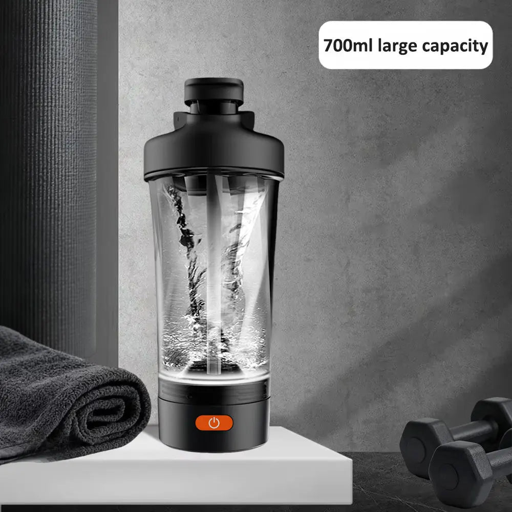 Electric Protein Shaker Bottle With Automatic Mixer