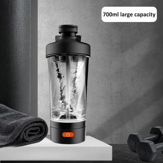 Electric Protein Shaker Bottle With Automatic Mixer