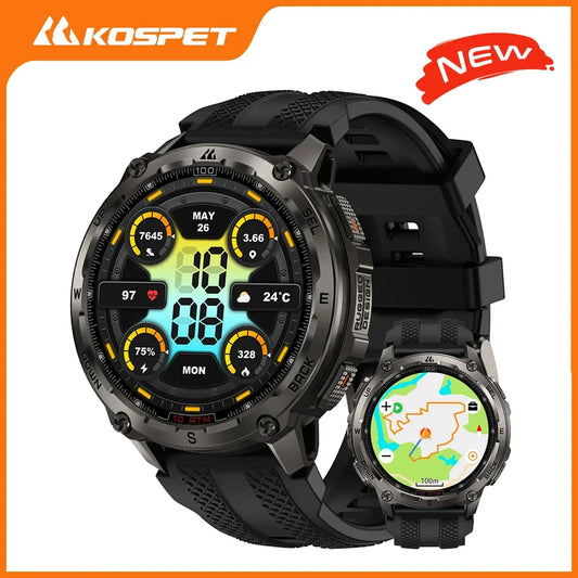 KOSPET Tank T4 GPS Smartwatch With Waterproof Design