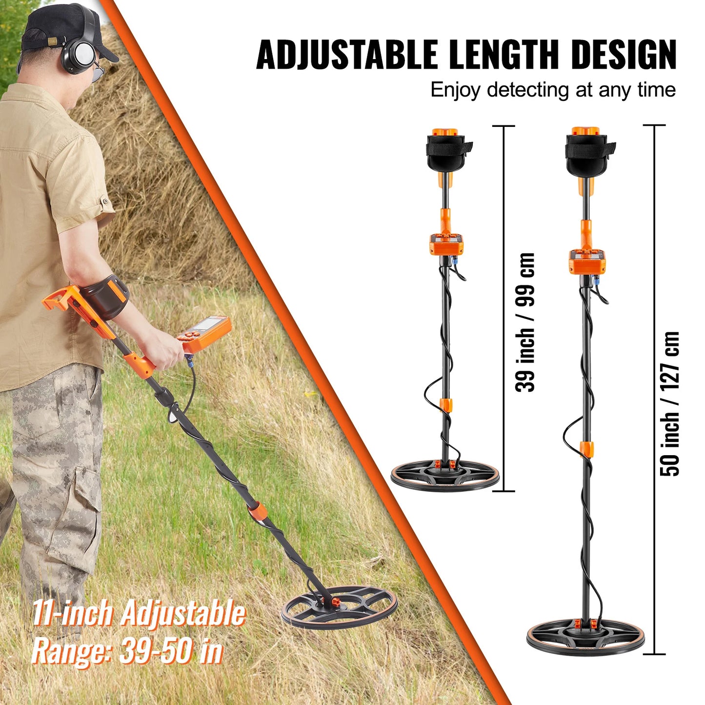 SucceBuy Rechargeable Metal Detector Waterproof With LCD