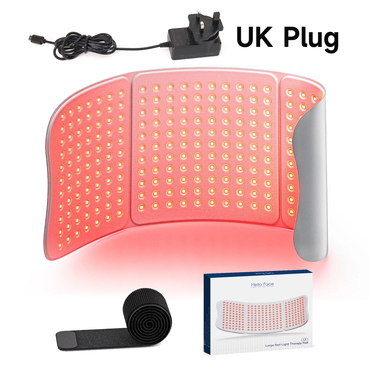 Hello Face 264 Triple Chip Red Light Therapy Mat