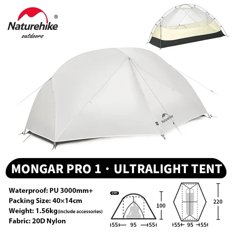 Naturehike Mongar PRO Double Layer Ultralight Camping Tent