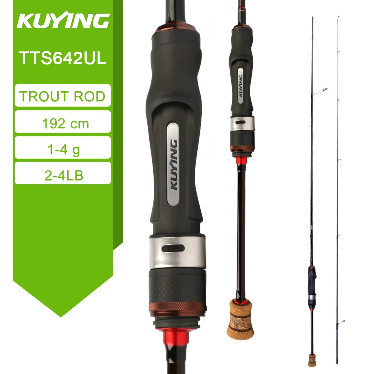 Kuying Teton Carbon Fishing Lure Rod