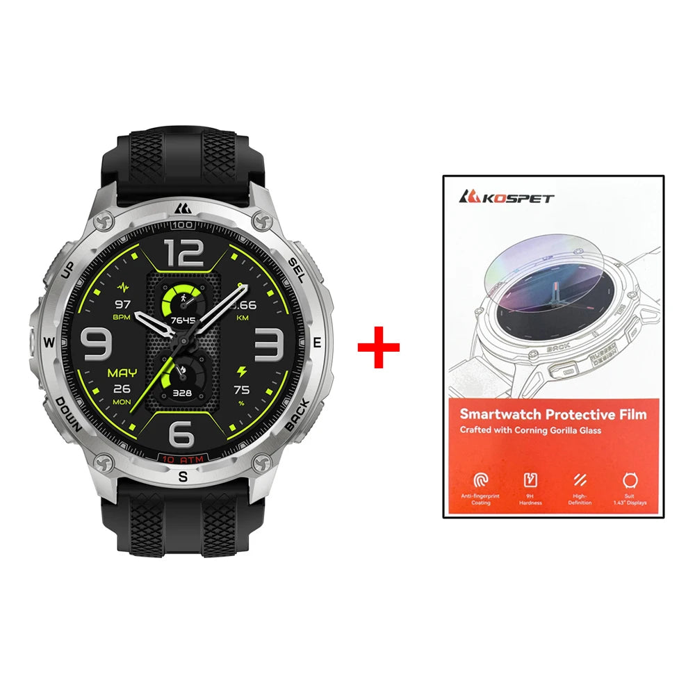 KOSPET Tank T4 GPS Smartwatch With Waterproof Design
