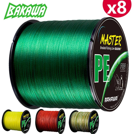Bakawa Super Strong 8 Strand Braided PE Fishing Line