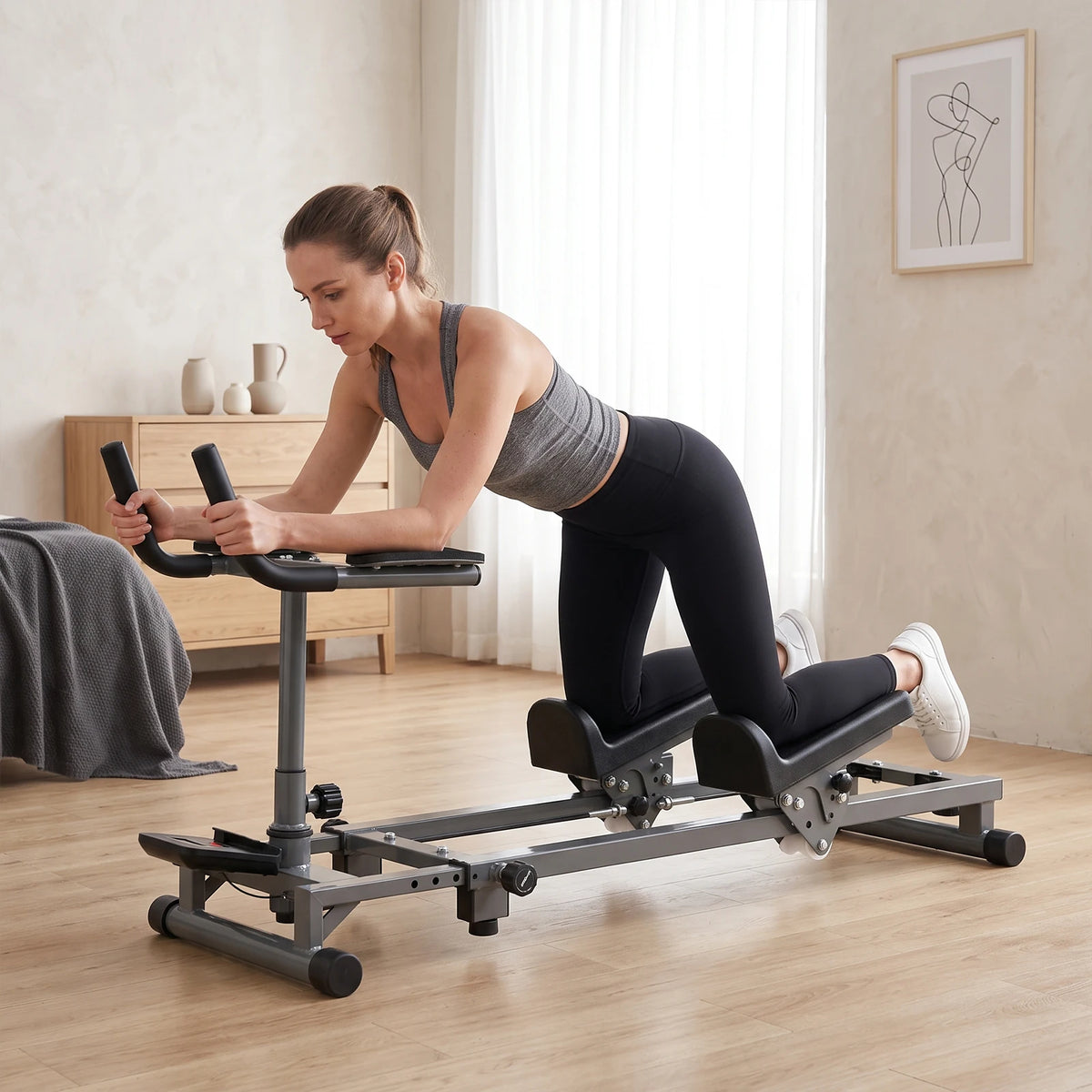 Adjustable Back Stretcher and Crawling Trainer