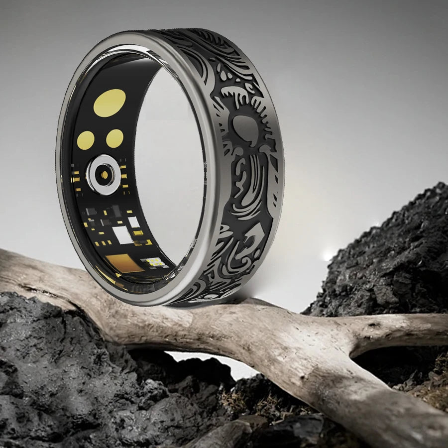 Smart Ring Fitness Tracker Pedometer Sleep Monitor Waterproof