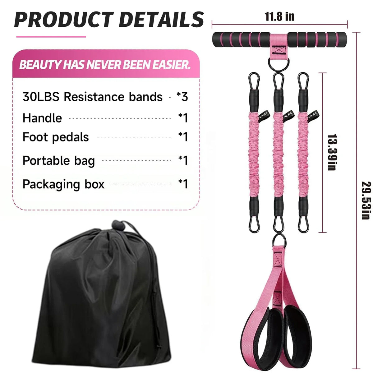 Ankle Resistance Bands for Glute and Leg Workouts