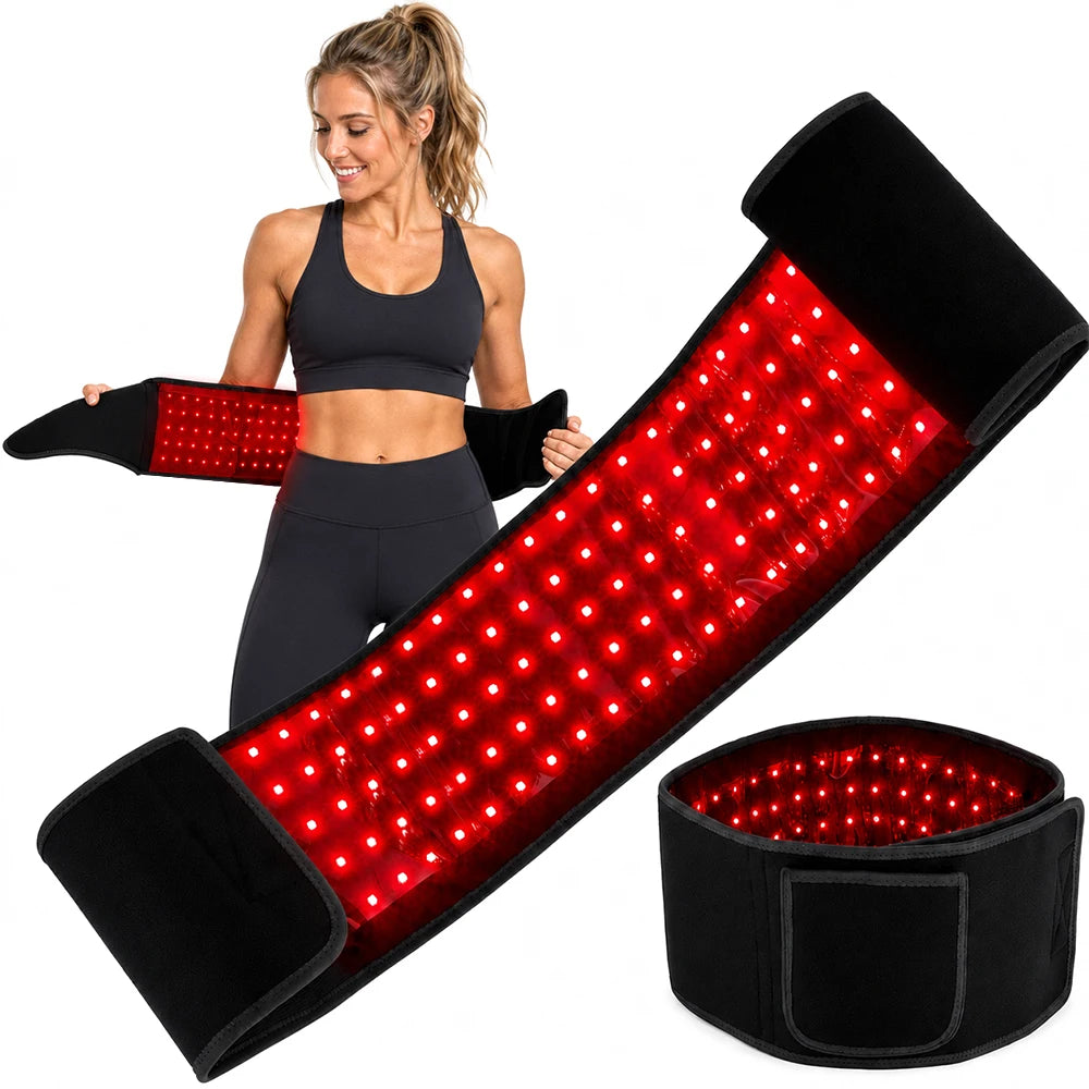 Red Light Therapy Belt 660nm 850nm Near Infrared Massage