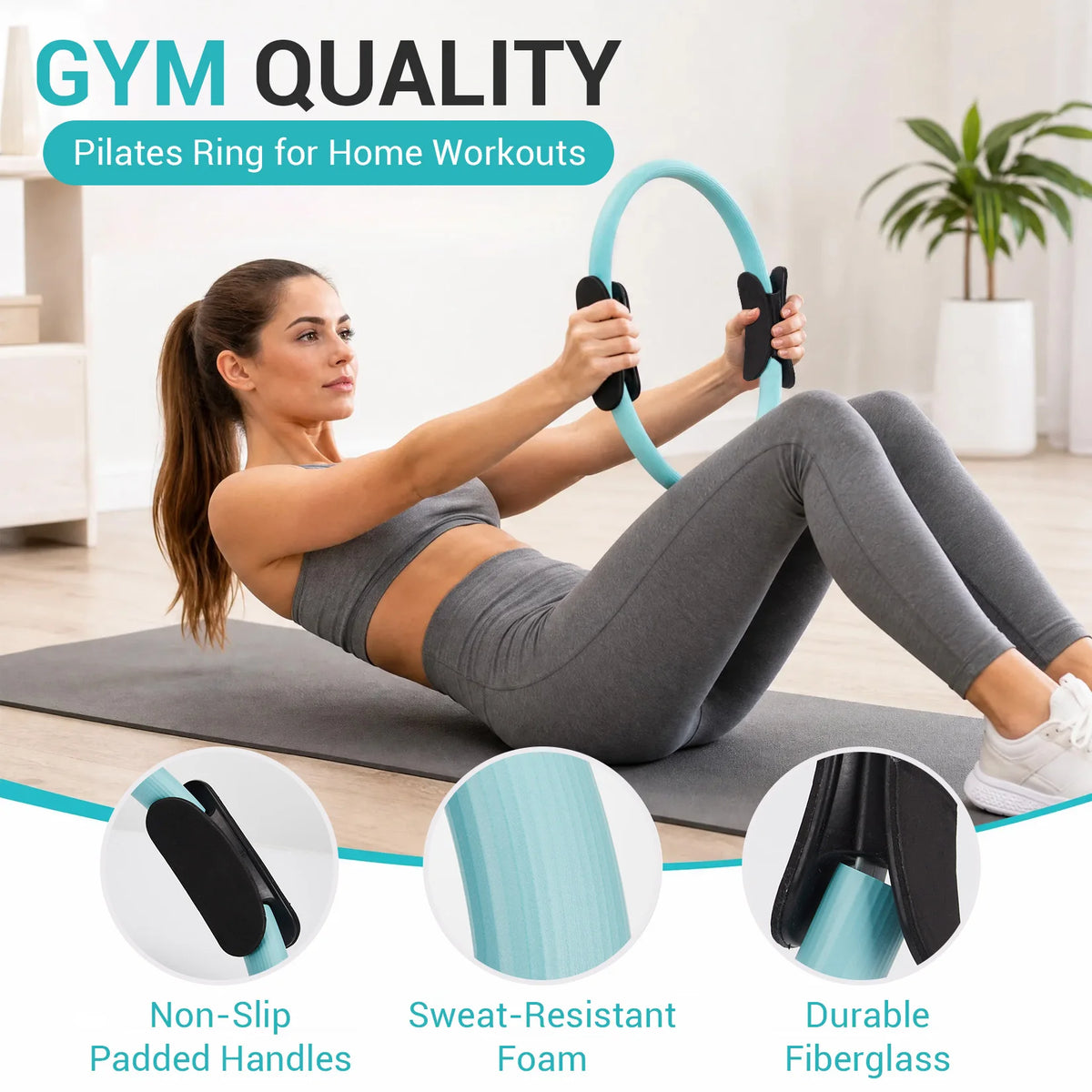 Six In One Pilates Training Set With Bands And Ball