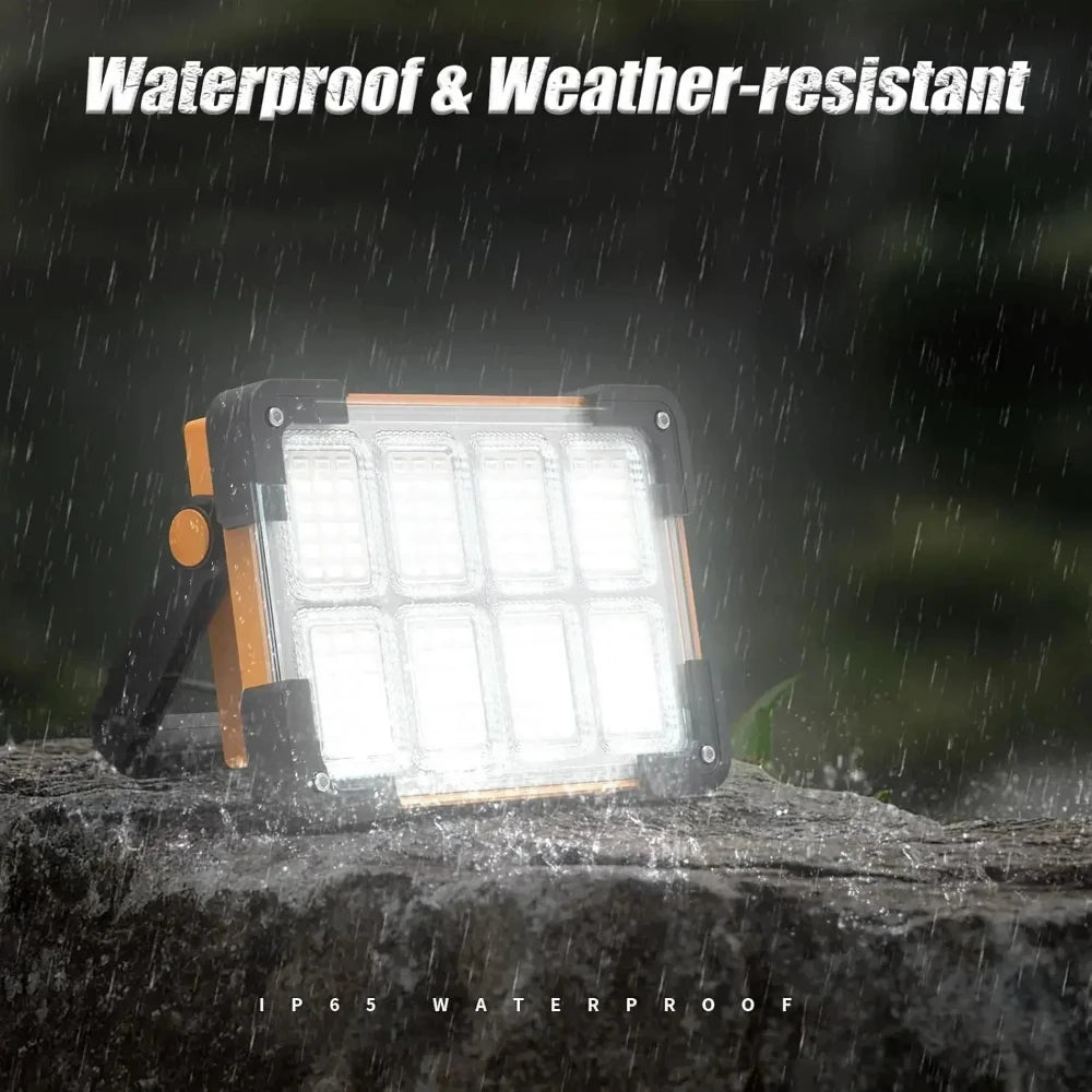 LED BARZ Portable Solar Rechargeable Floodlight