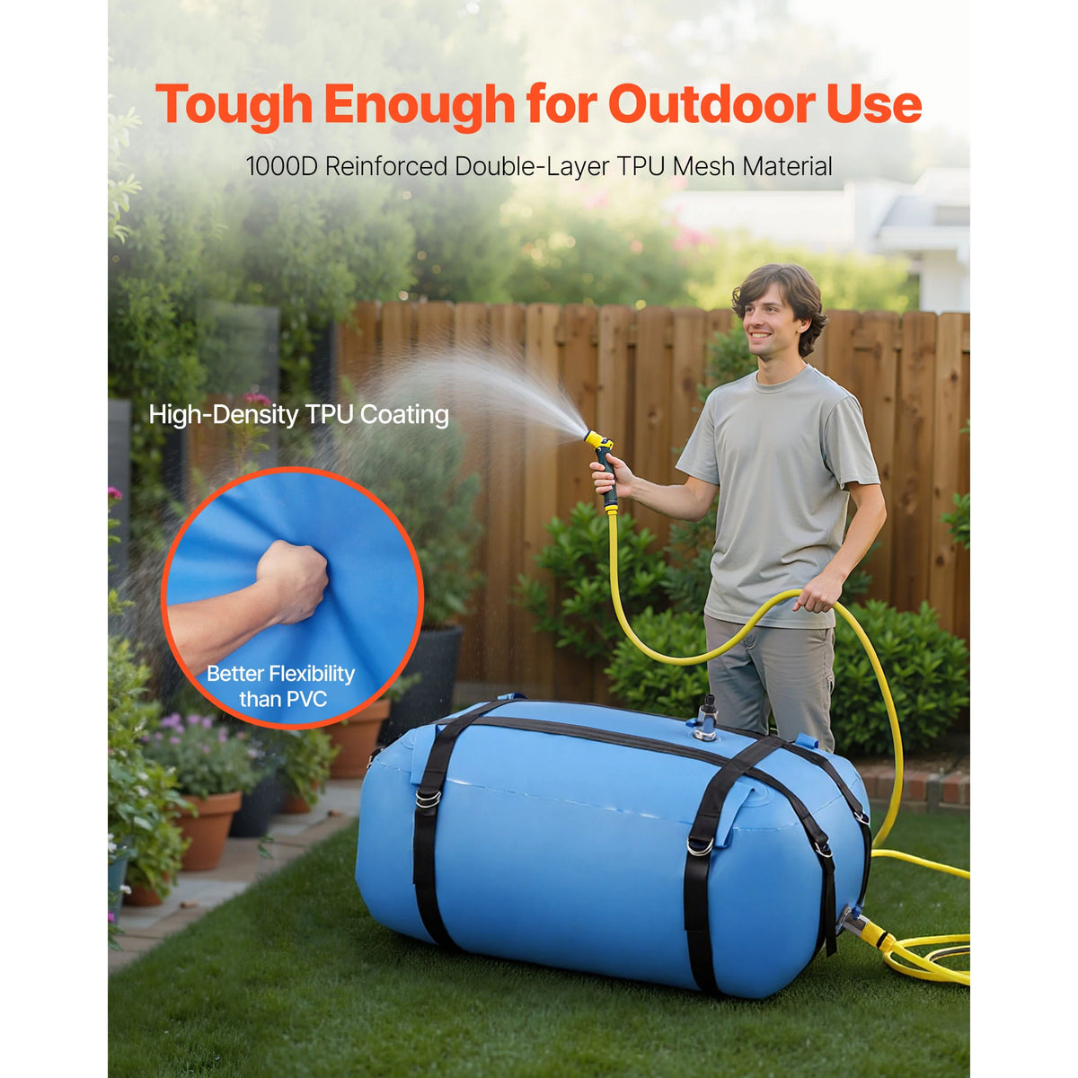 SucceBuy Collapsible TPU Water Storage Bladder