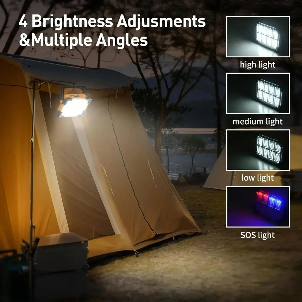 LED BARZ Portable Solar Rechargeable Floodlight