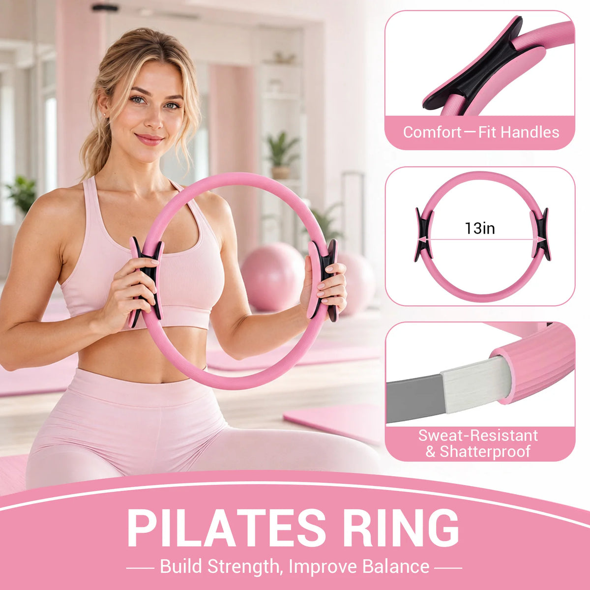 GAOMON 17-In-1 Pilates Ring Workout Kit