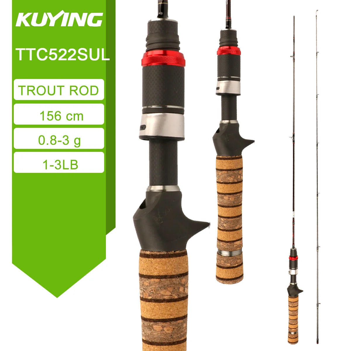 Kuying Teton Carbon Fishing Lure Rod