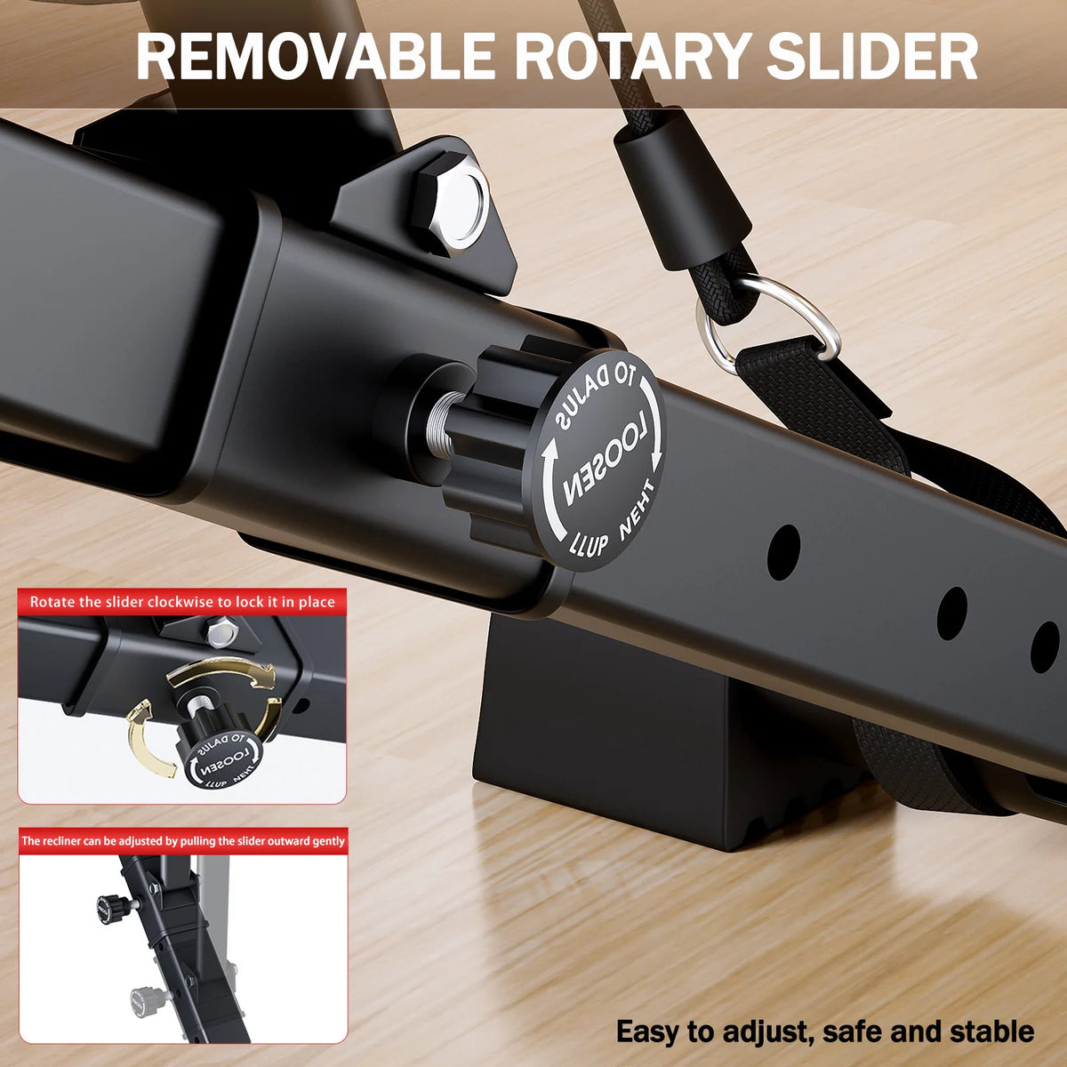 Adjustable Foldable Weight Bench For Full Body Workout