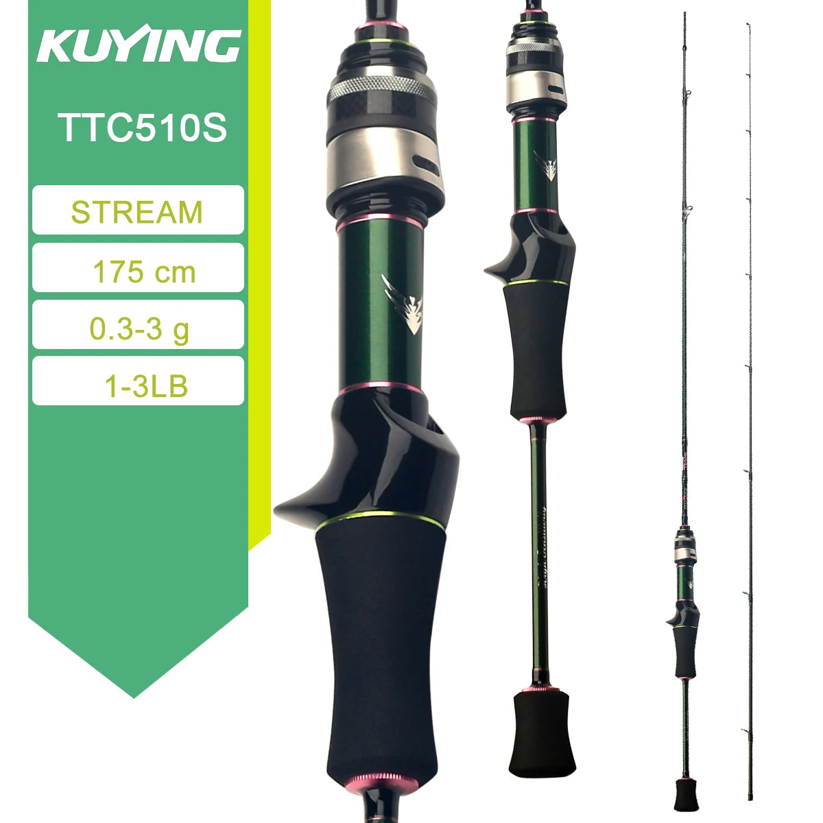 Kuying Teton Carbon Fishing Lure Rod