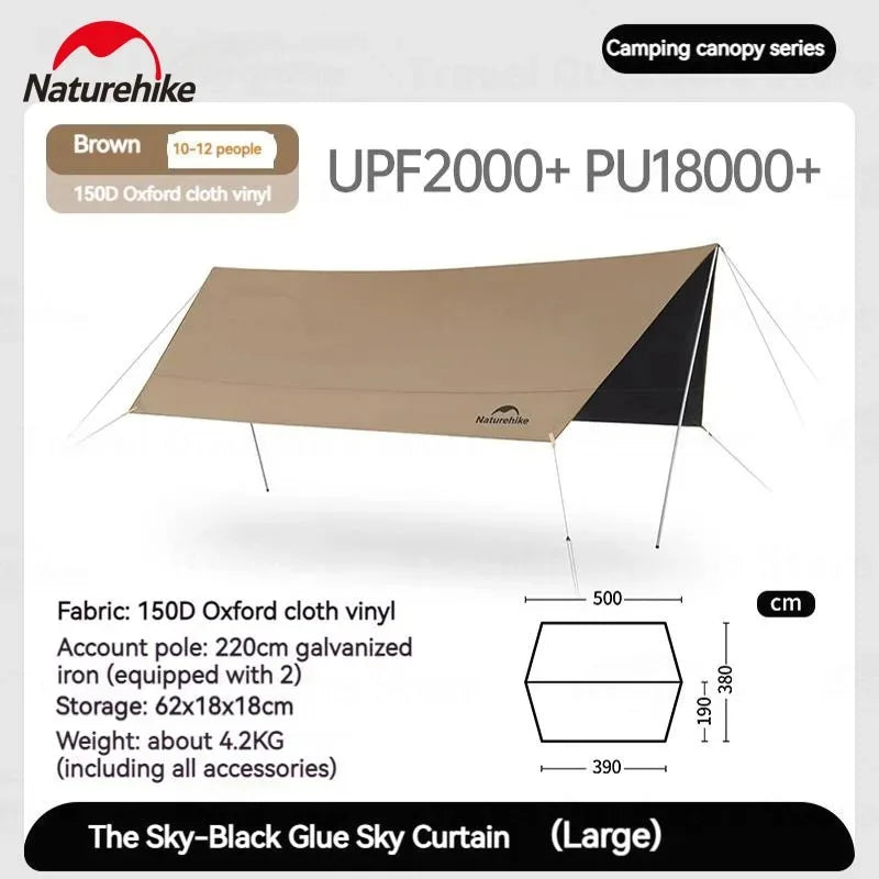 Naturehike Waterproof Outdoor Sun Shelter Canopy