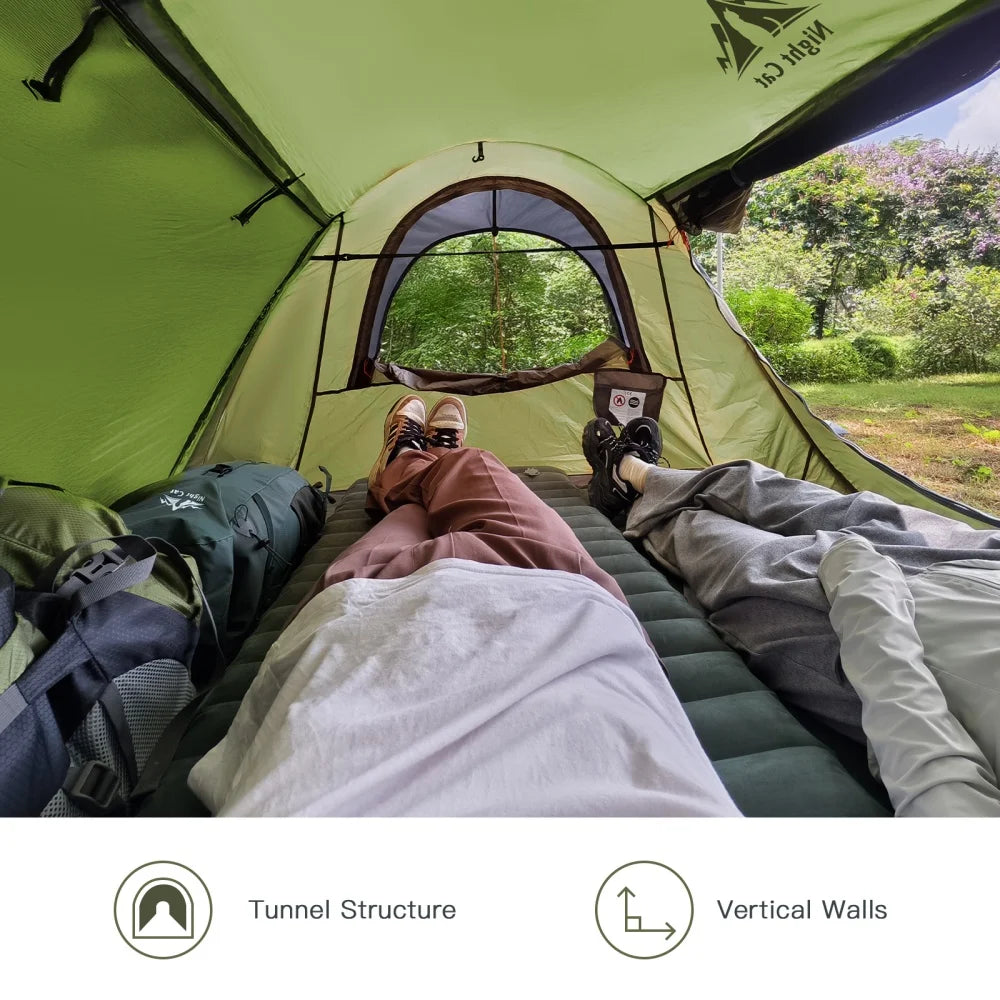 Night Cat 2 Person Pop Up Tent Waterproof Mosquito Net
