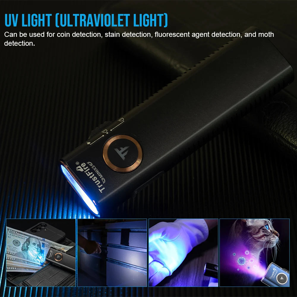TrustFire MINIX3 Rechargeable EDC Flashlight 1050 Lumens