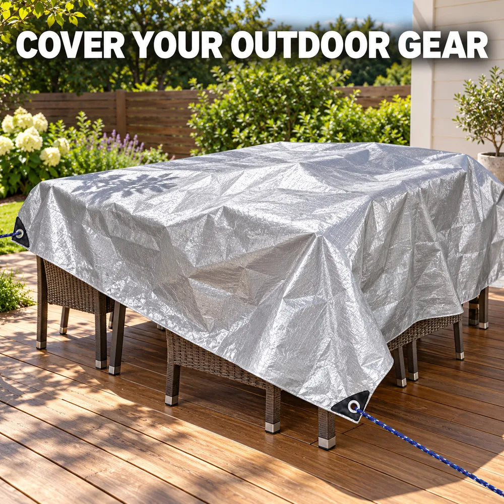 Zoe Waterproof PE Tarpaulin for Outdoor Covers