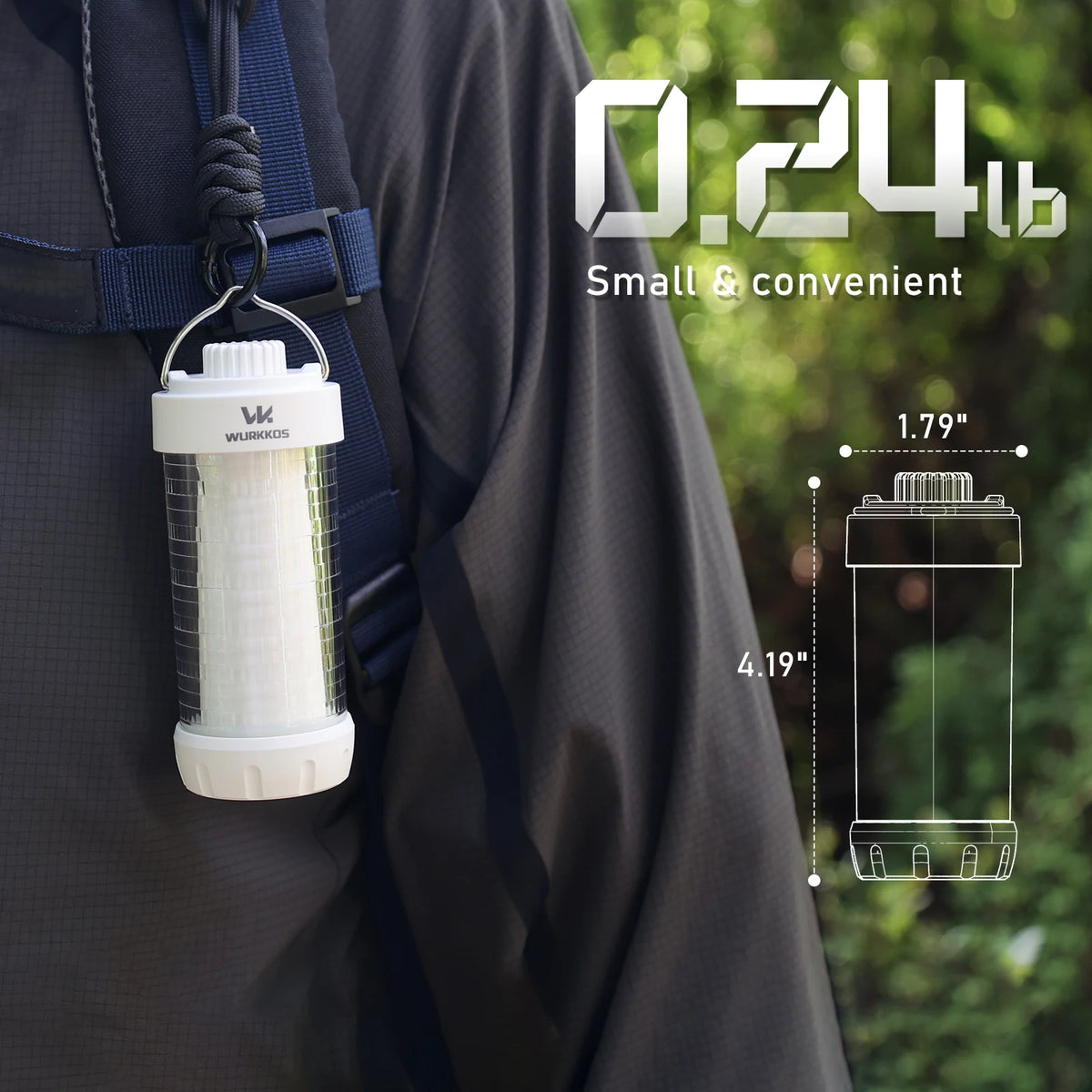 Wurkkos CL01 Camping Lantern Rechargeable LED Flashlight