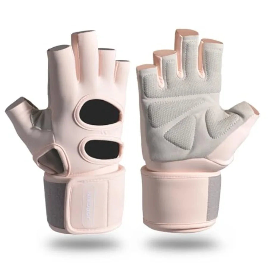 Padded Palm Workout Gloves With Wrist Support