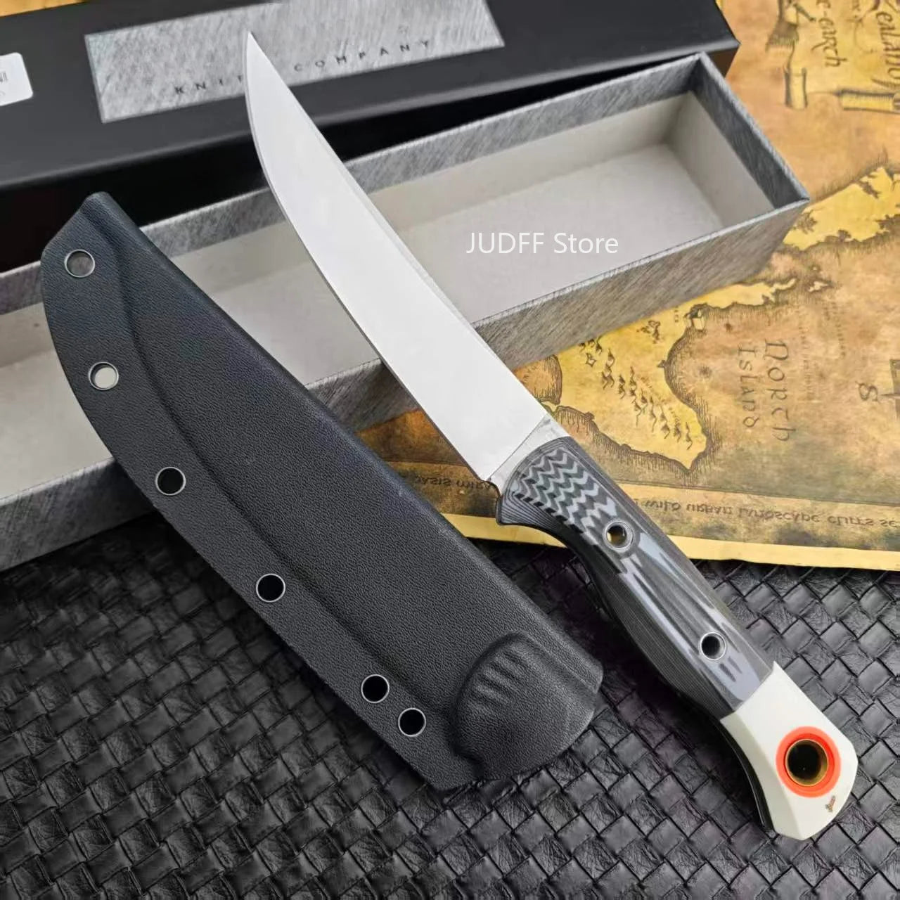 Meatcrafter BM 15500 Camping Adventure Practical Fixed Blade Knife Multipurpose Wilderness Hiking Meat Cutting Tools Nylon Fiber Handle