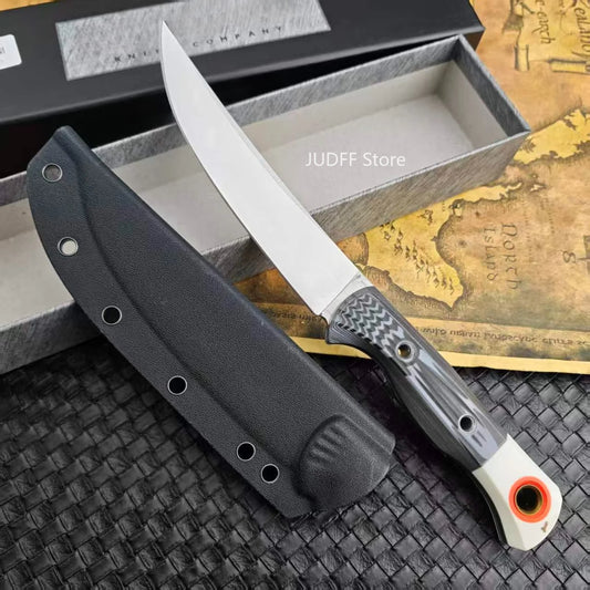 Meatcrafter BM 15500 Camping Adventure Practical Fixed Blade Knife Multipurpose Wilderness Hiking Meat Cutting Tools Nylon Fiber Handle
