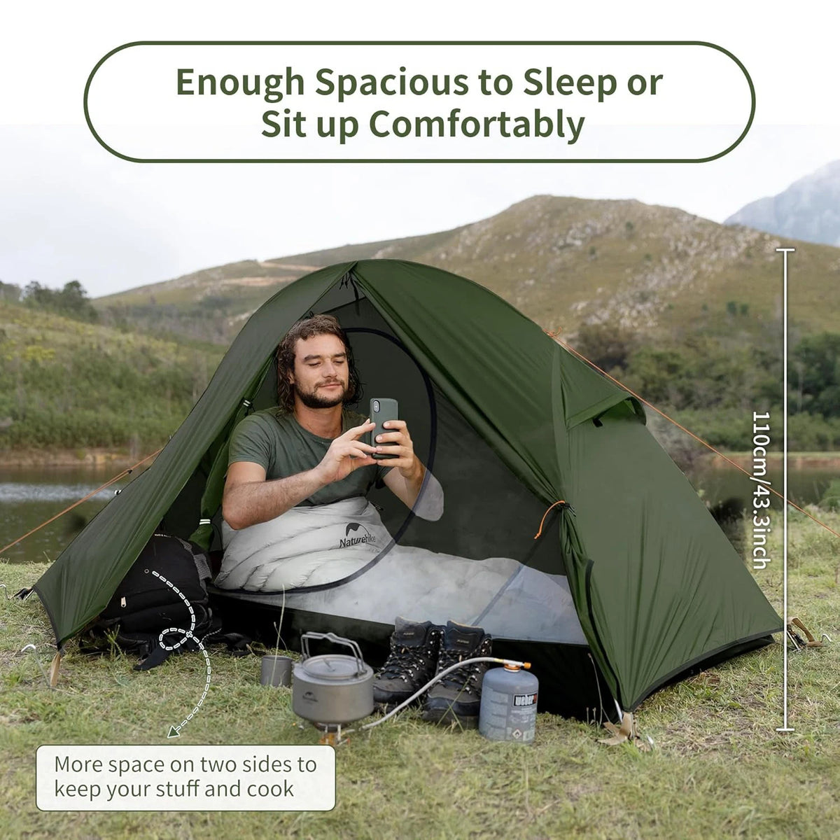 Naturehike Waterproof Double Layer Backpacking Tent