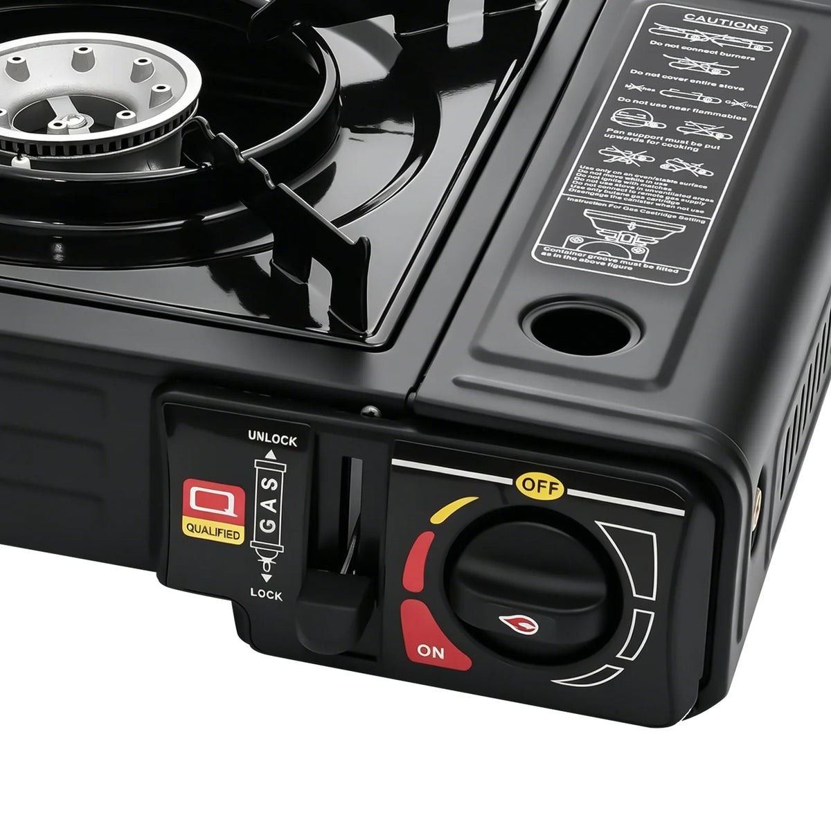 Portable Dual Burner Camping Gas Stove for Camping