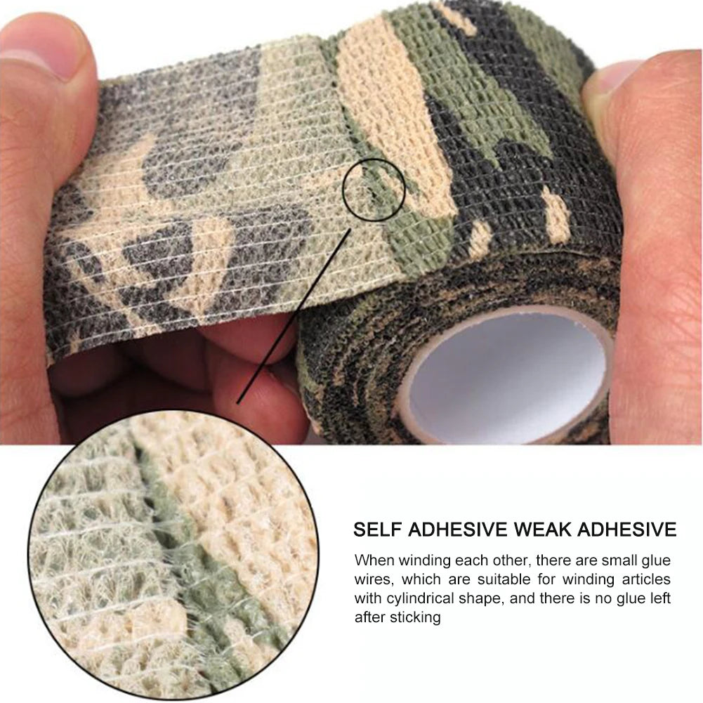 APWIKOGER Camouflage Elastic Bandage Wrap Camping Hunting