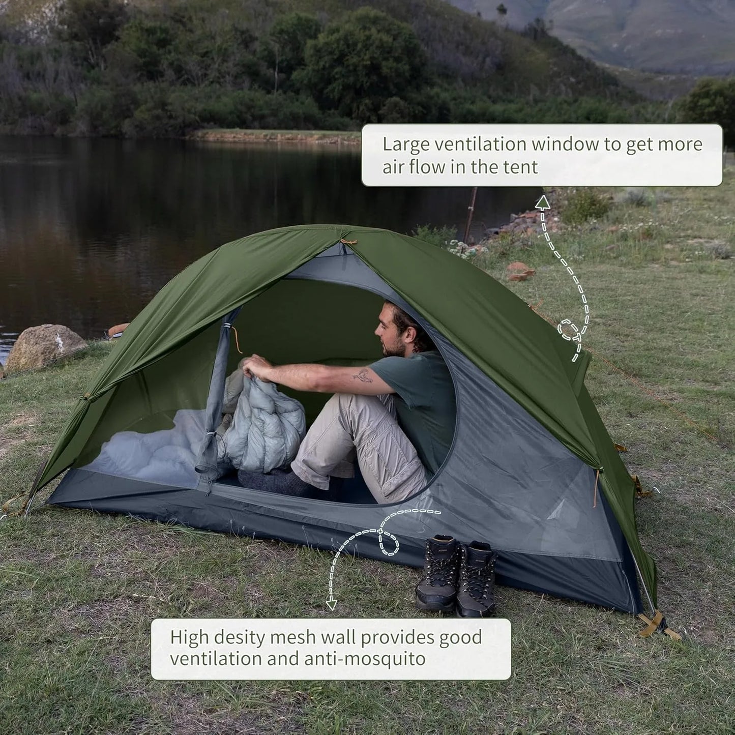 Naturehike Waterproof Double Layer Backpacking Tent