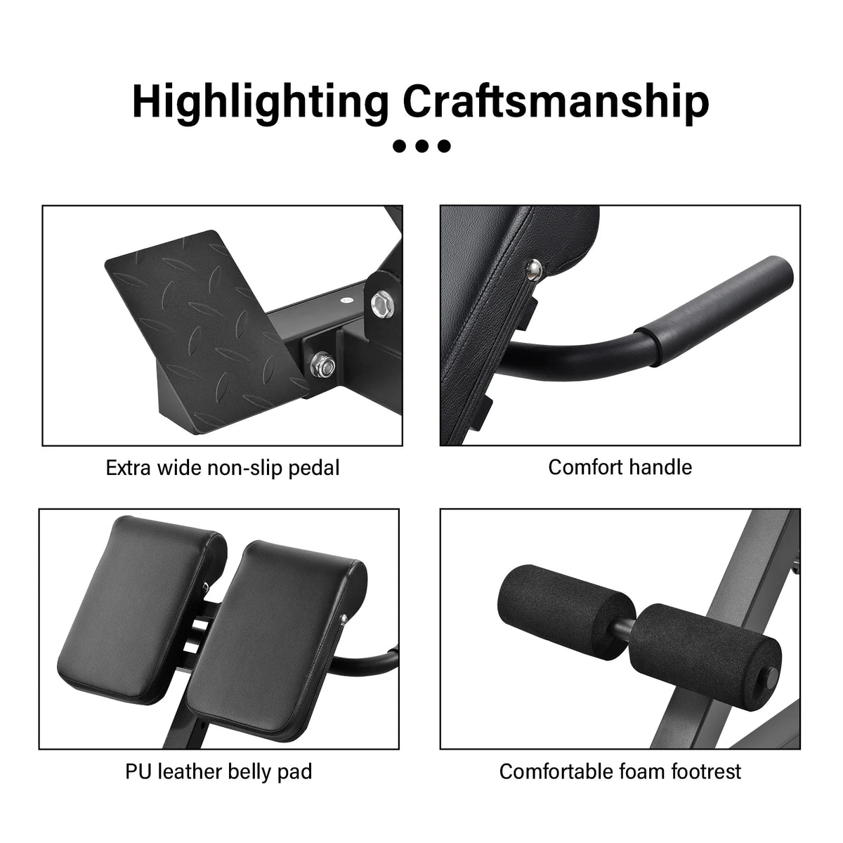 Multifunctional Roman Chair Hyperextension Bench